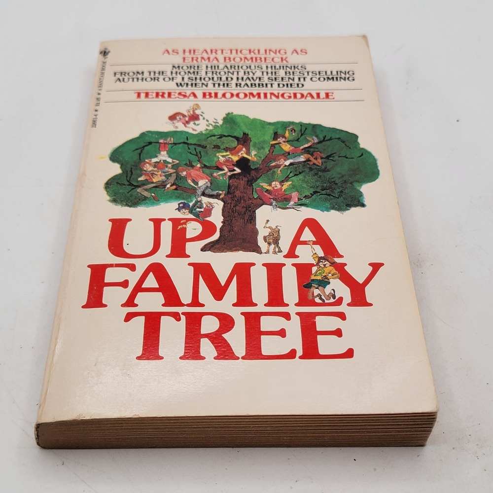 Teresa Bloomingdale Up a Family Tree Paperback 1983 Bantam Humor Memoir Good